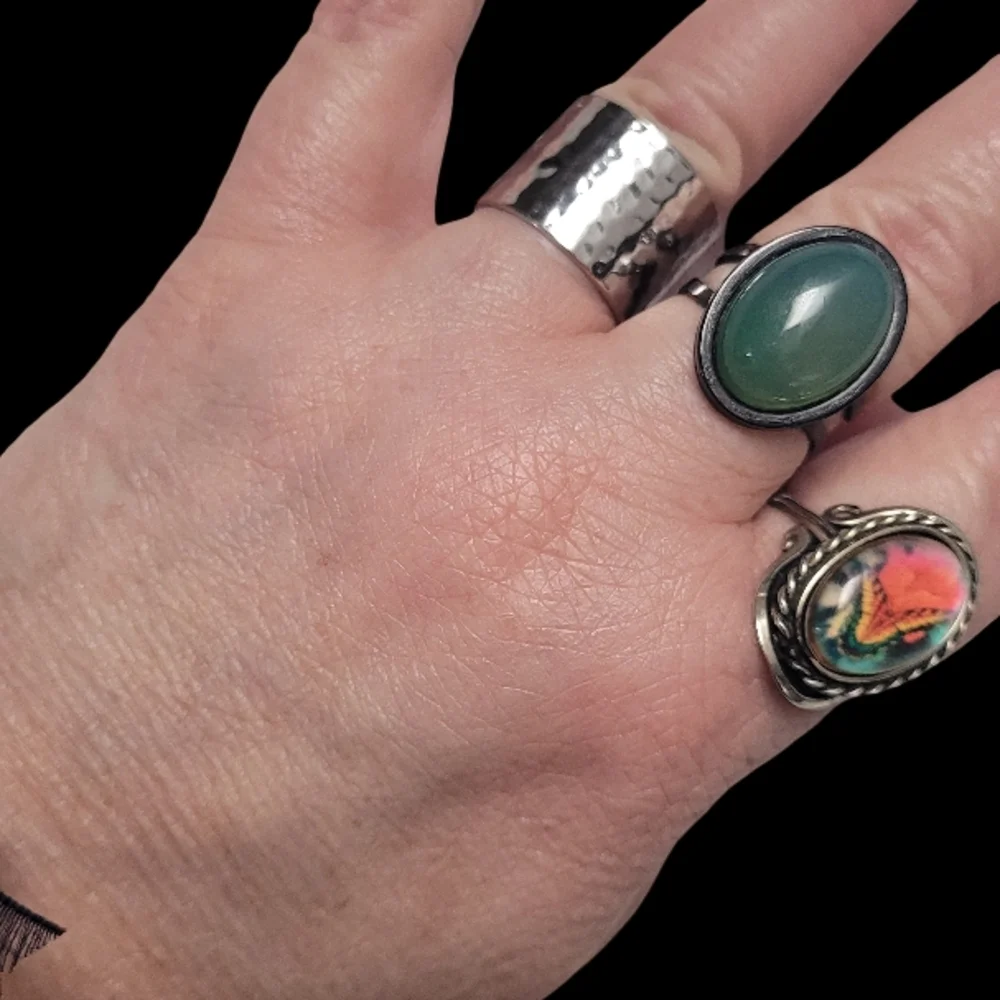 Charming Charlie Silver Wearable Tech Ring
